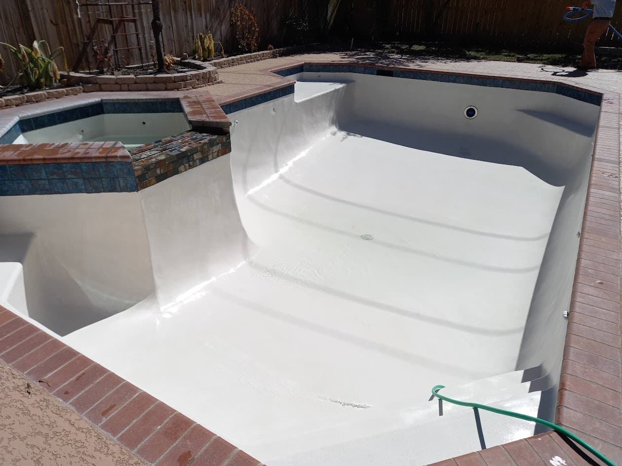 A Pool Surface Refresh, CHR Builder Renovation project in Katy/Houston area, TX
