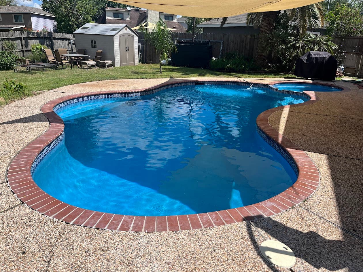 Complete Renovation of the Pool, Cabinets, Walls and Kitchen Floor, CHR Builder Renovation project in Katy/Houston area, TX