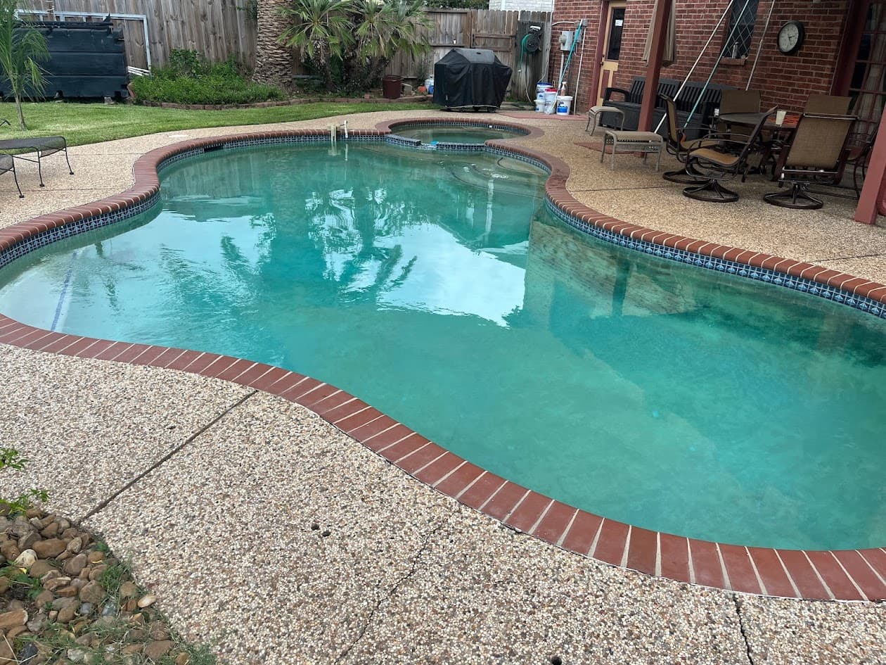 Complete Renovation of the Pool, Cabinets, Walls and Kitchen Floor, CHR Builder Renovation project in Katy/Houston area, TX