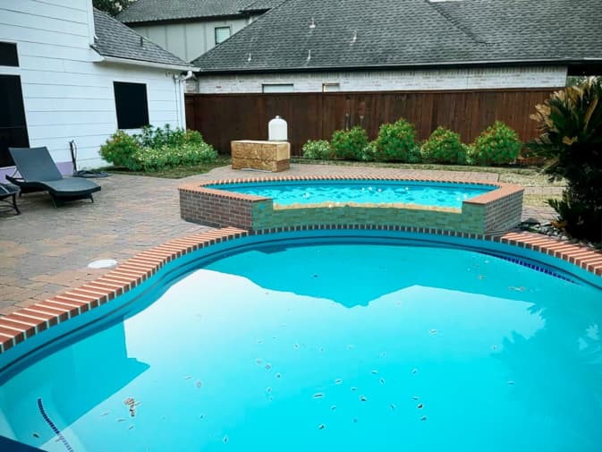 Custom Pool and Spa Construction, Tailored Backyard Retreat, CHR Builder New Build project in Katy, TX