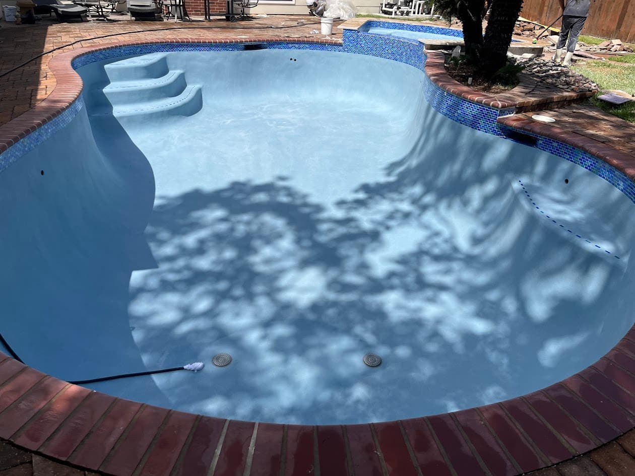 Custom Pool and Spa Construction, Tailored Backyard Retreat, CHR Builder New Build project in Katy, TX