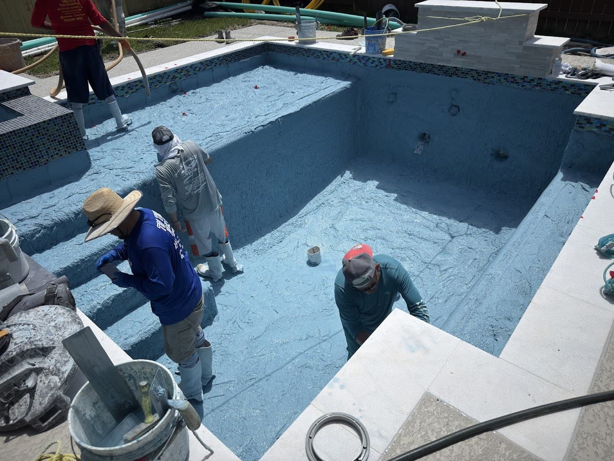 Custom Pool and Spa Build, Katy TX, CHR Builder New Build project in Katy, TX