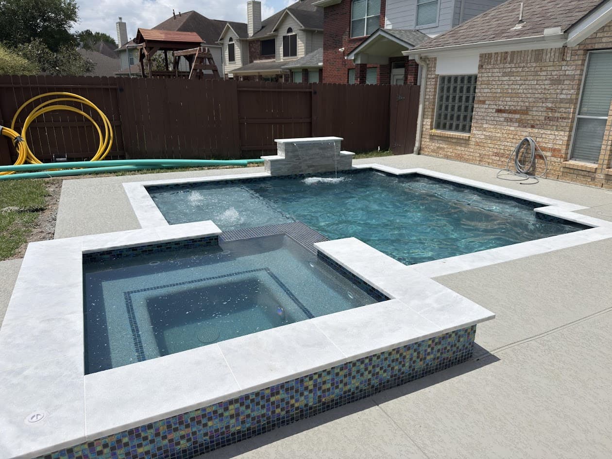 Custom Pool and Spa Build, Katy TX, CHR Builder New Build project in Katy, TX