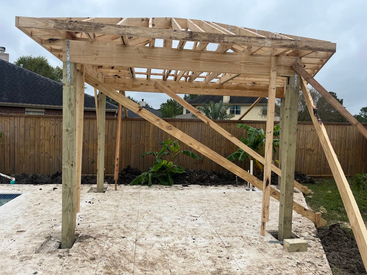 Covered Patio and Grill, Katy TX, CHR Builder Cover Patio & Landscaping project in Katy, TX