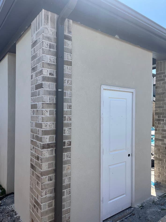 Functional and Elegant: Poolside Bathroom Construction, CHR Builder Renovation project in Katy/Houston area, TX