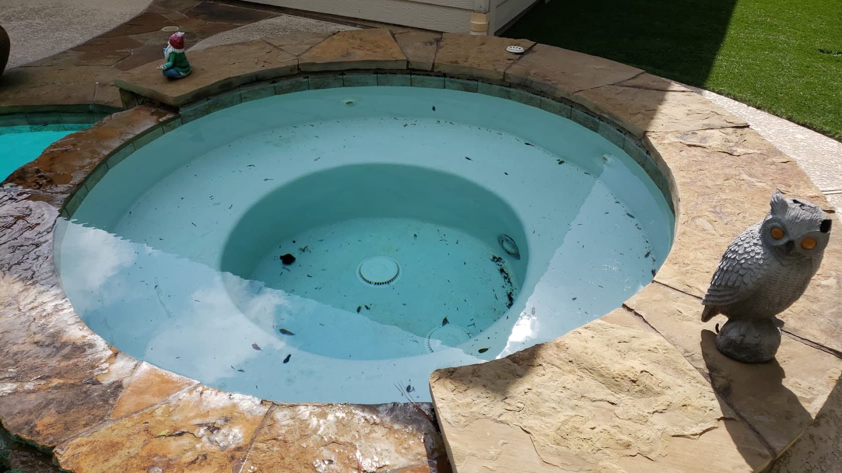 Heather Plaster Sand Blaster and Spray Deck, CHR Builder Sandblasting project in Katy/Houston area, TX