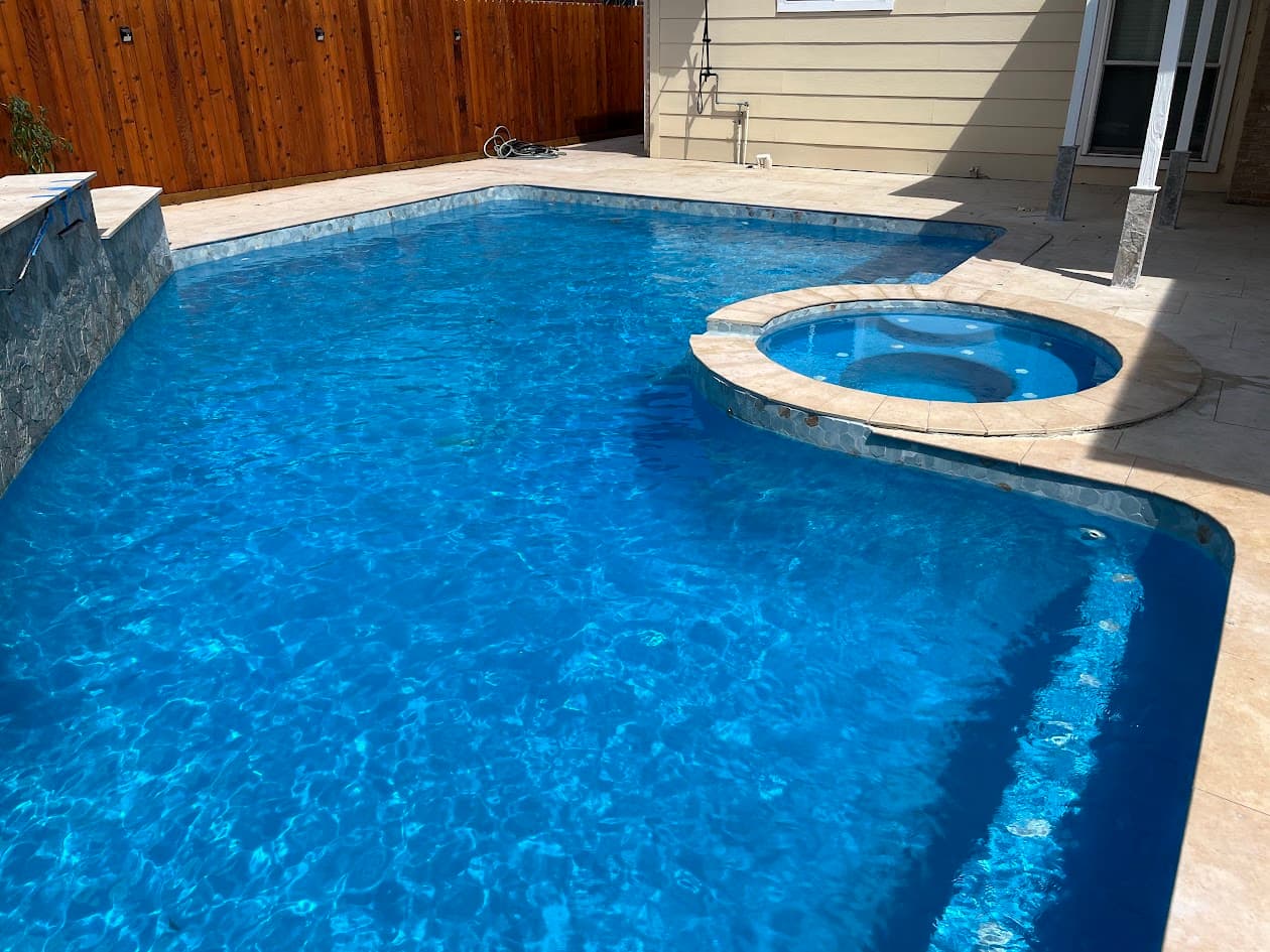 Plaster Diamond Brite, Pool Interior Finish, CHR Builder Renovation project in Katy/Houston area, TX