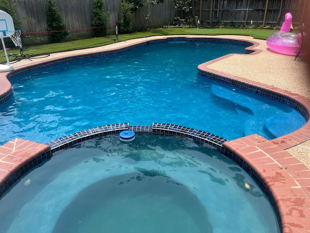 Plaster Pool Resurfacing and Acid Wash, CHR Builder Renovation project in Katy/Houston area, TX