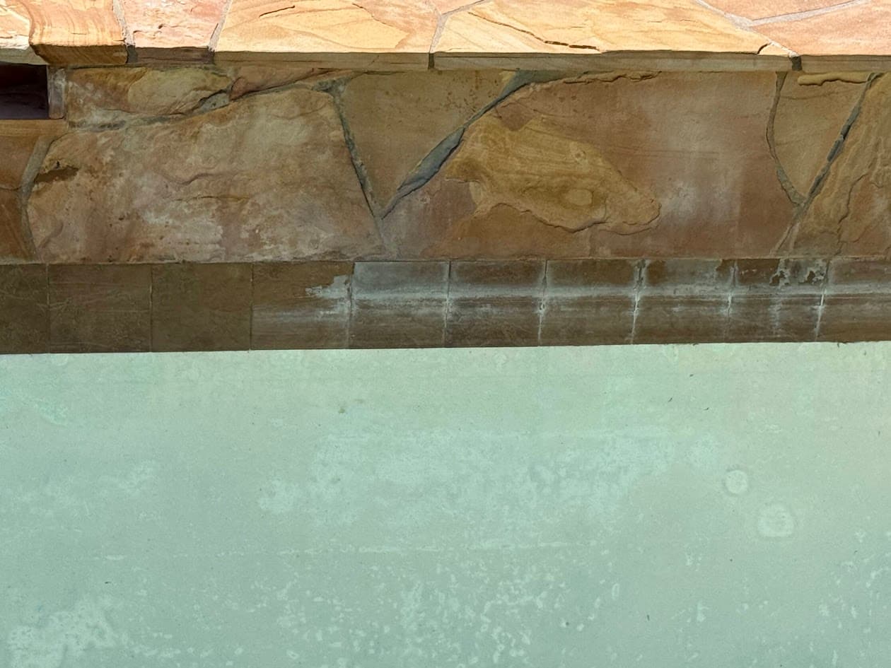 Pool Tile Cleaning, Sandblasting and Acid Wash, CHR Builder Sandblasting project in Katy/Houston area, TX