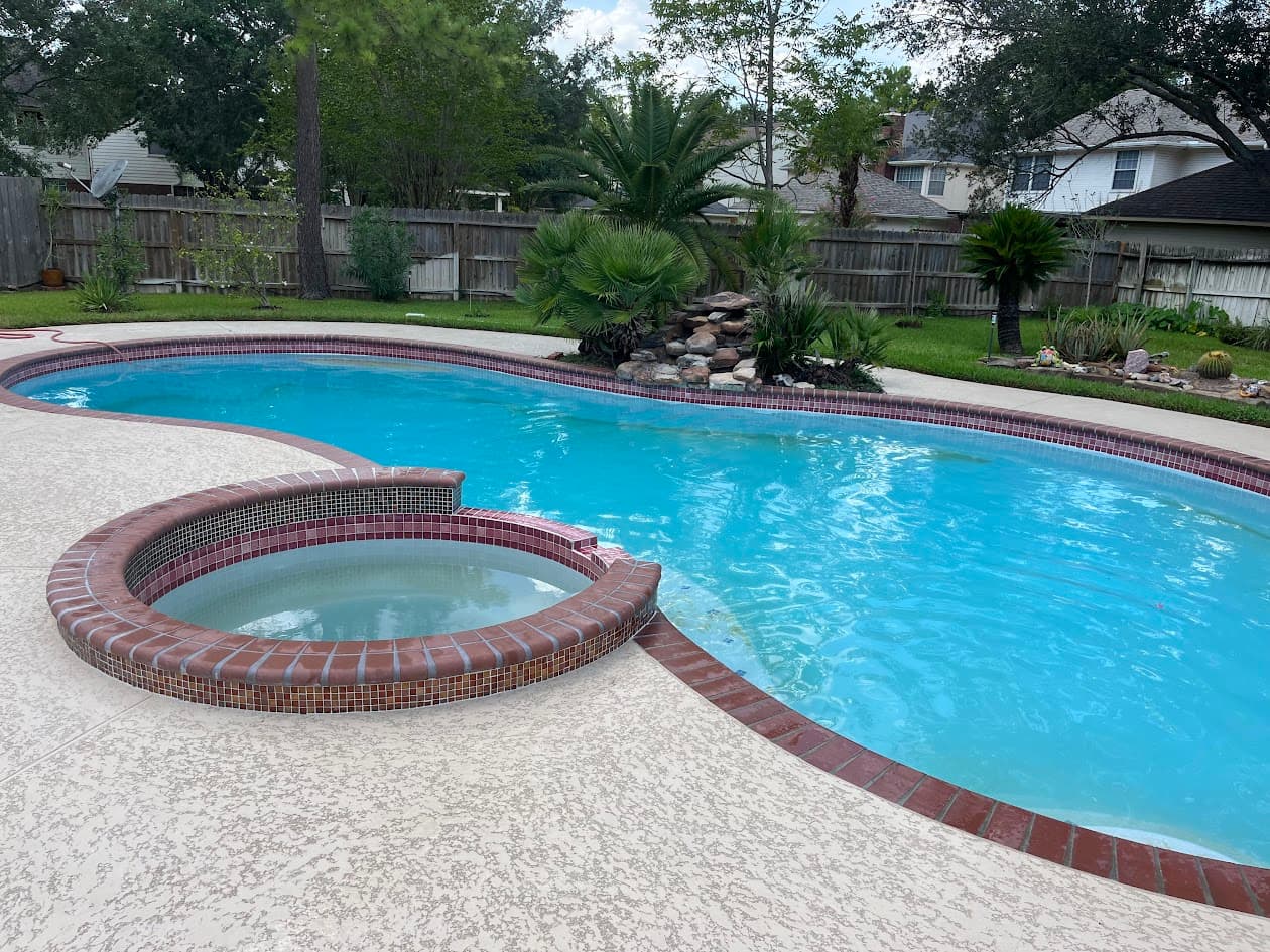 Spa Leveling and Sand Blasting, Recent Project, CHR Builder Renovation project in Katy, TX