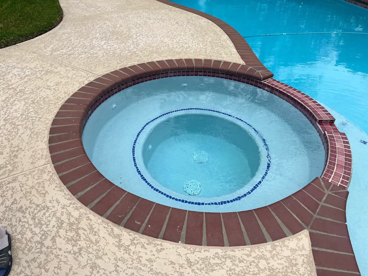 Spa Leveling and Sand Blasting, Recent Project, CHR Builder Renovation project in Katy, TX