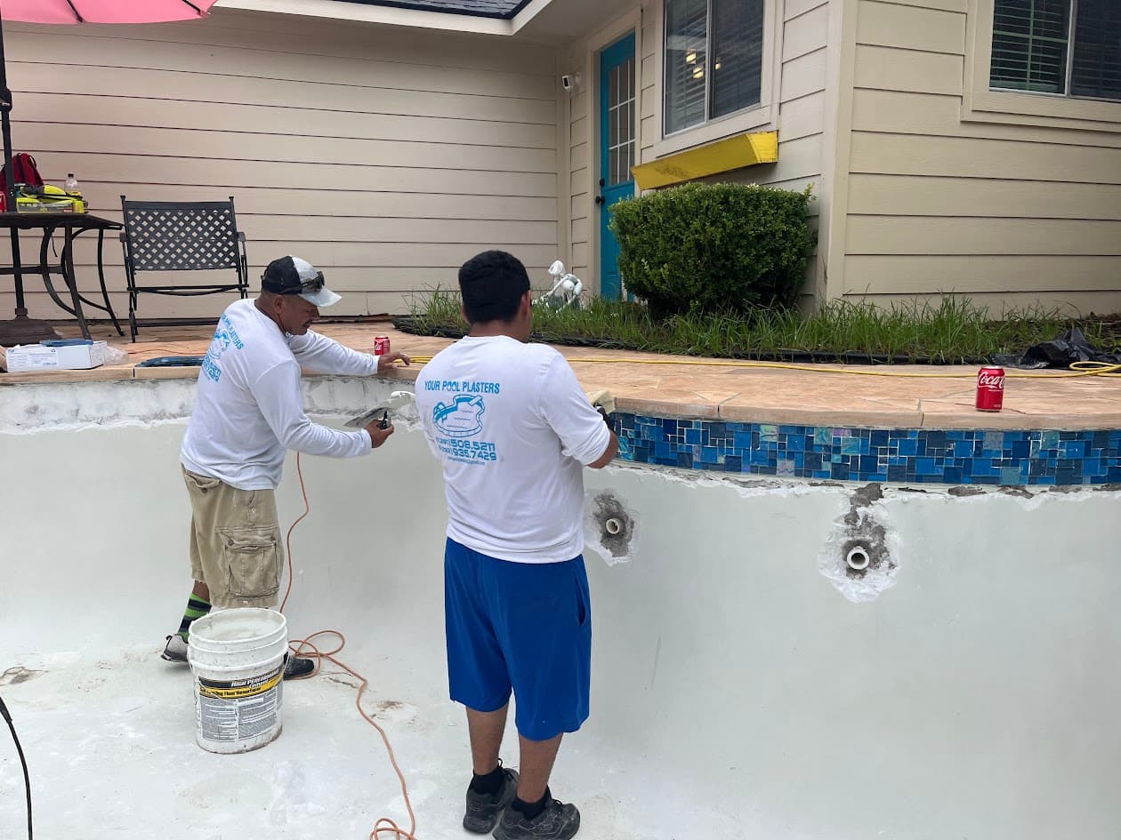 Replaster and New Tile, CHR Builder Renovation project in Katy/Houston area, TX