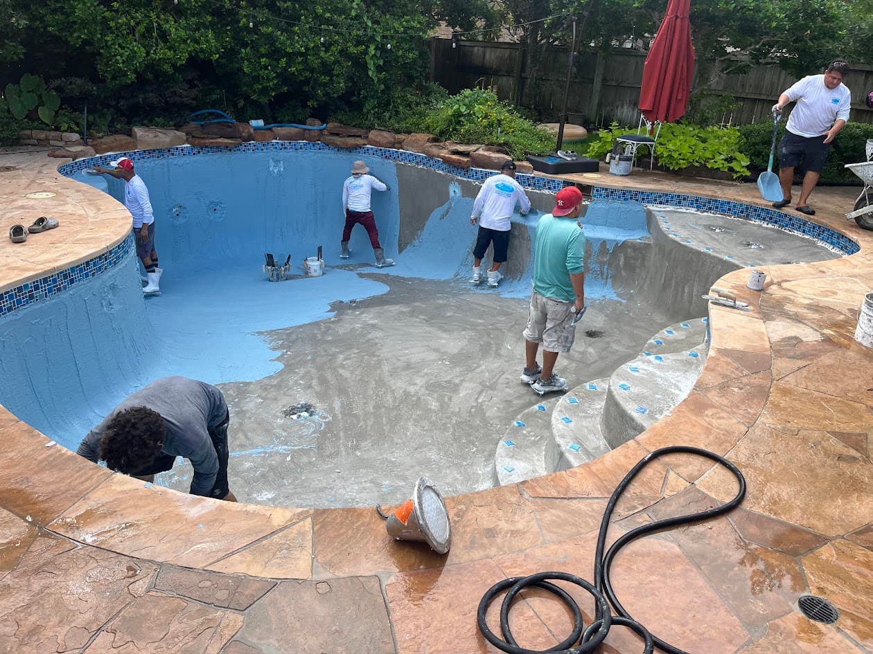 Replaster and New Tile, CHR Builder Renovation project in Katy/Houston area, TX