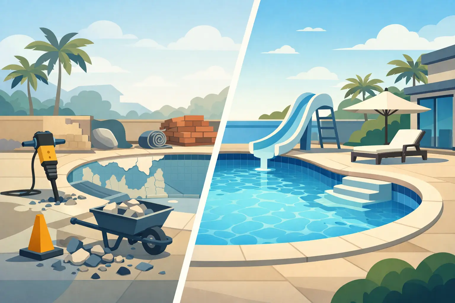 Pool Remodel Versus Rebuild: Which Fits?
