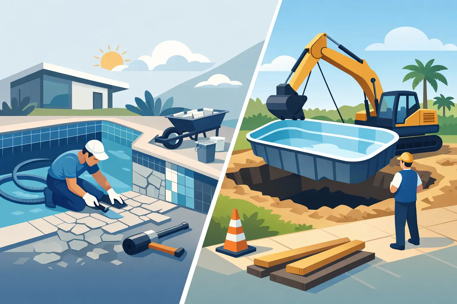 Pool Renovation Versus Replacement