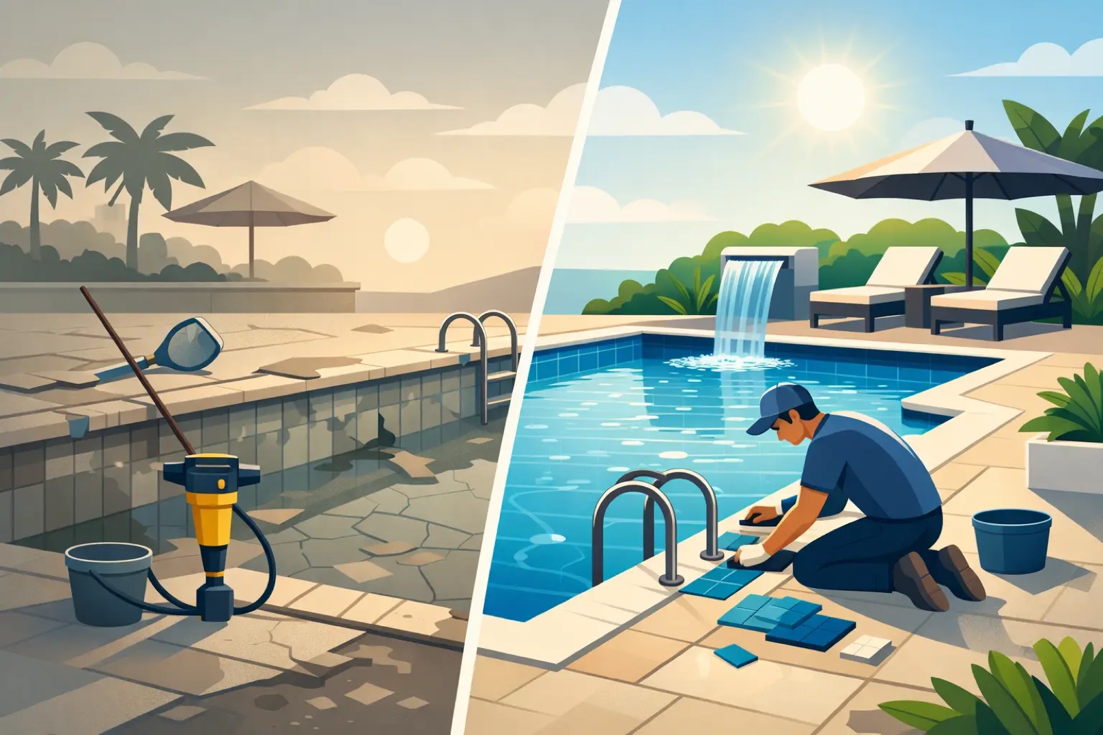 How to Remodel an Aging Pool the Right Way