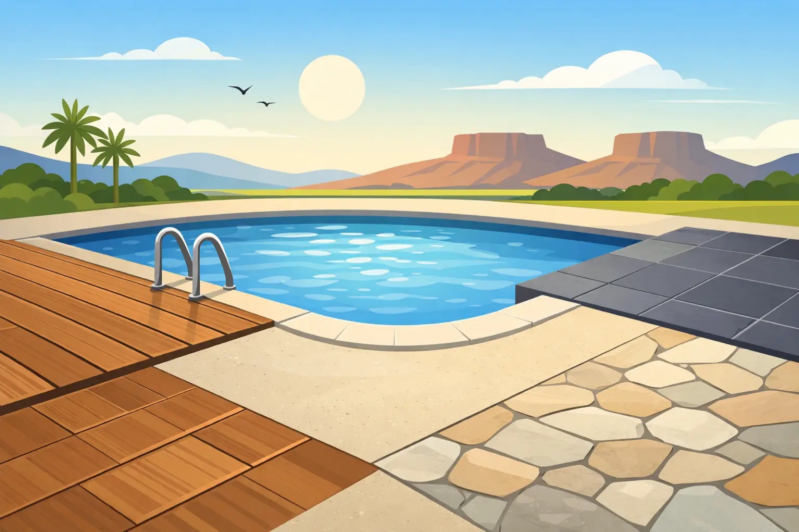 Pool Deck Materials Comparison for Texas Homes