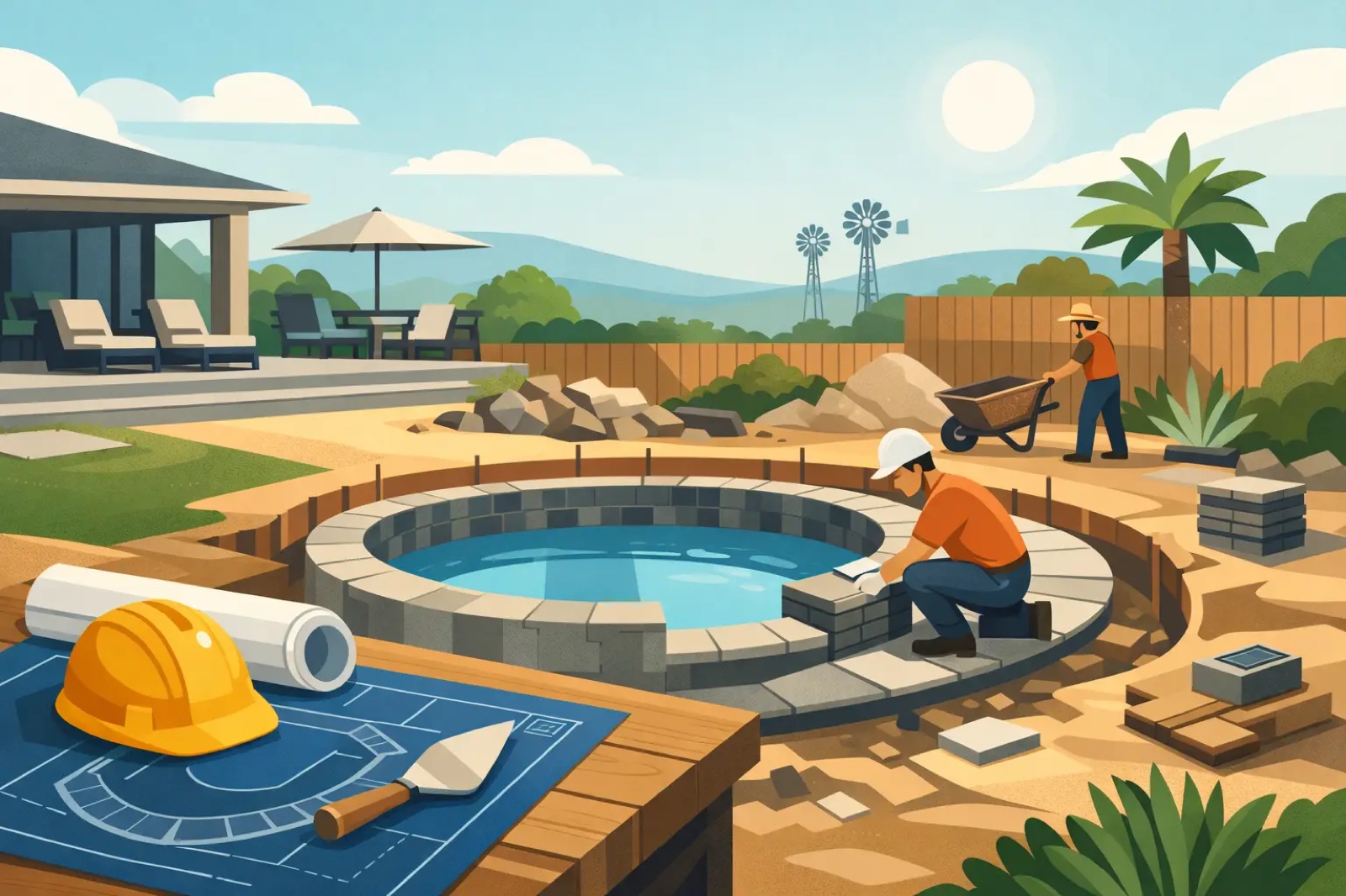 Spa Construction in Houston and Katy, TX