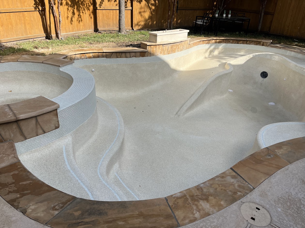 Pool Renovation with Wheelchair Access Ramp, Katy TX, CHR Builder Renovation project in Katy, TX