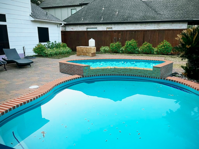 Custom Pool and Spa Construction, Tailored Backyard Retreat, CHR Builder New Build project in Katy, TX
