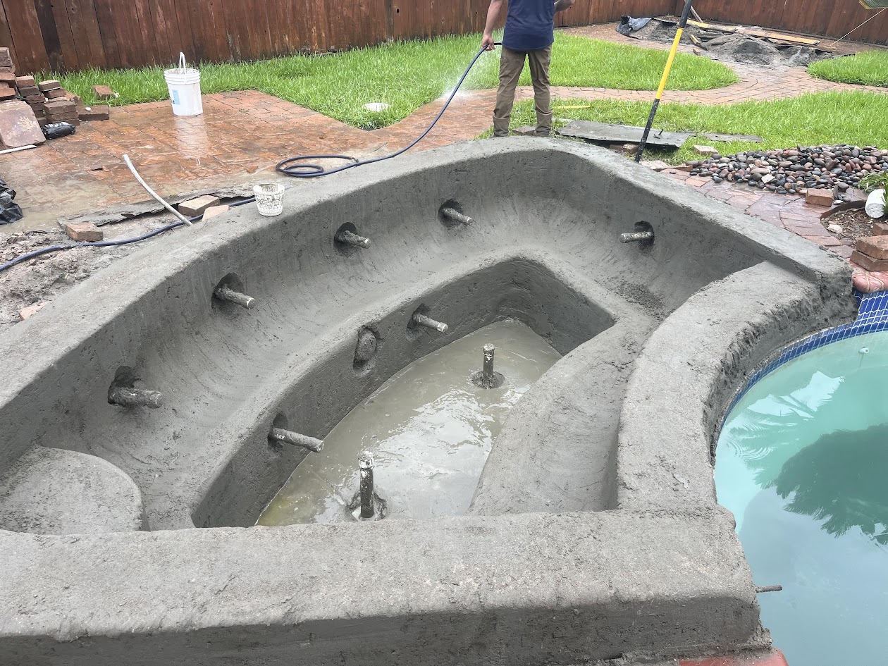 Custom Pool and Spa Construction, Tailored Backyard Retreat, CHR Builder New Build project in Katy, TX