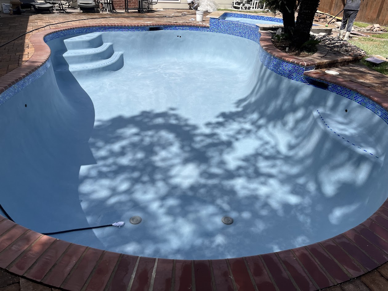 Custom Pool and Spa Construction, Tailored Backyard Retreat, CHR Builder New Build project in Katy, TX