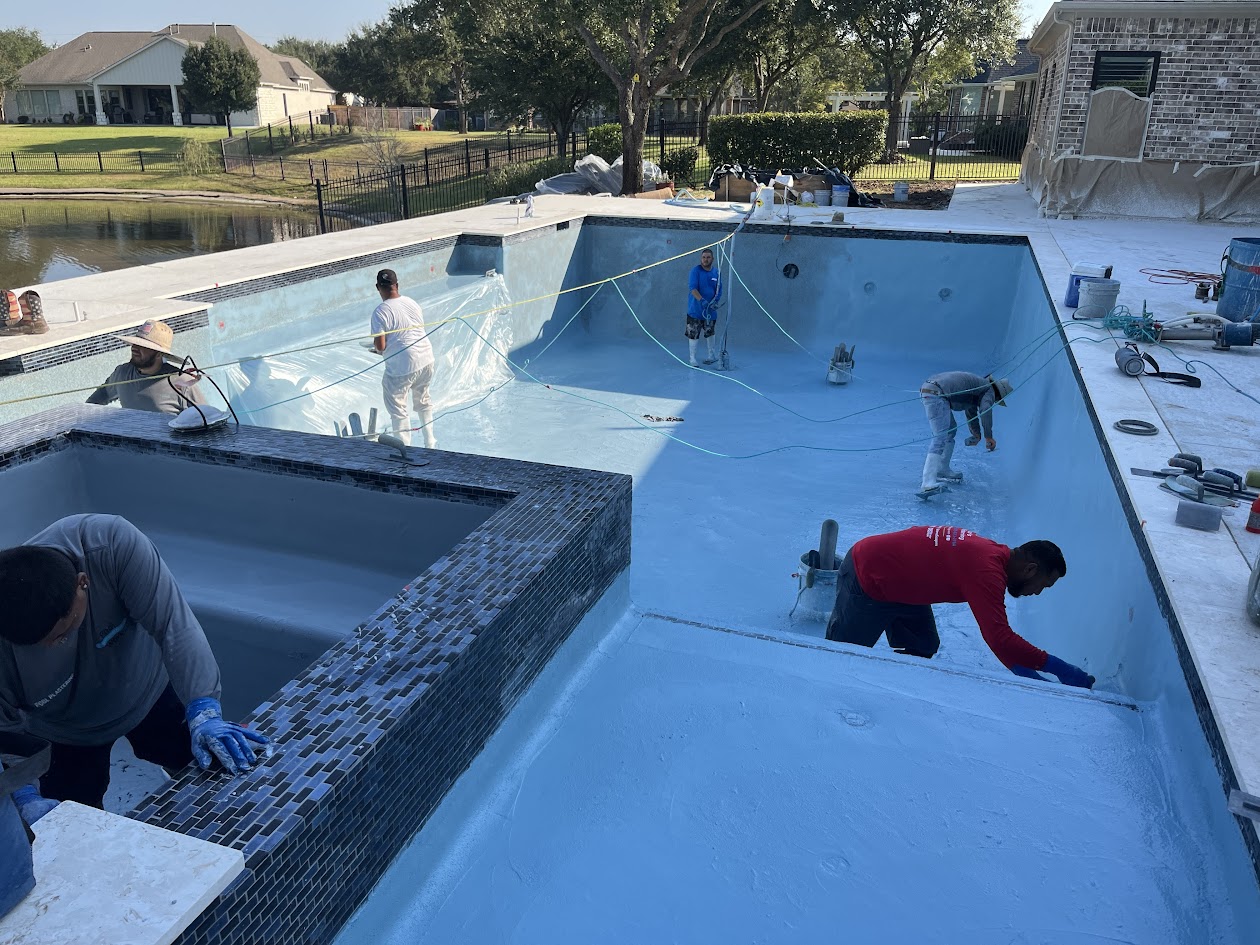 Pool Demolition and New Panoramic Pool, Katy TX, CHR Builder New Build project in Katy, TX