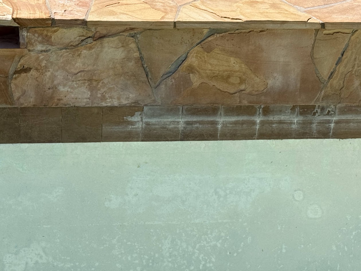 Pool Tile Cleaning, Sandblasting and Acid Wash, CHR Builder Sandblasting project in Katy/Houston area, TX